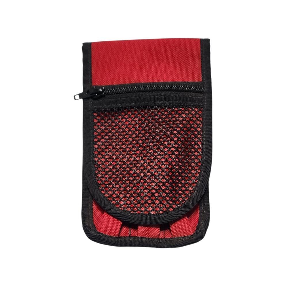 The Bag Lady New Travel Portable Red Cigar Case Humidor Holder 3 Tubes Cutter